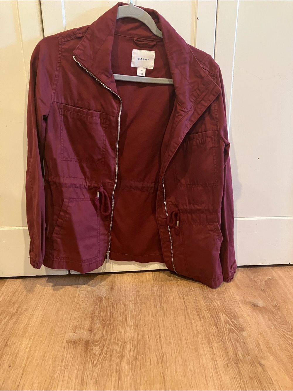 Old Navy Deep Wine Utility Jacket